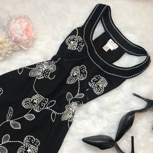 Max Studio Dresses Mssp Embroidered Floral Sheath Dress L Poshmark